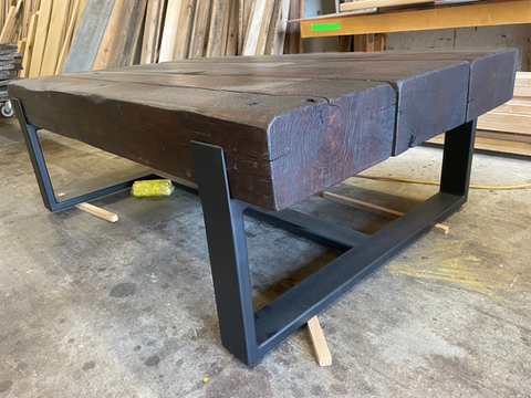 Wood Furniture With Custom Welding