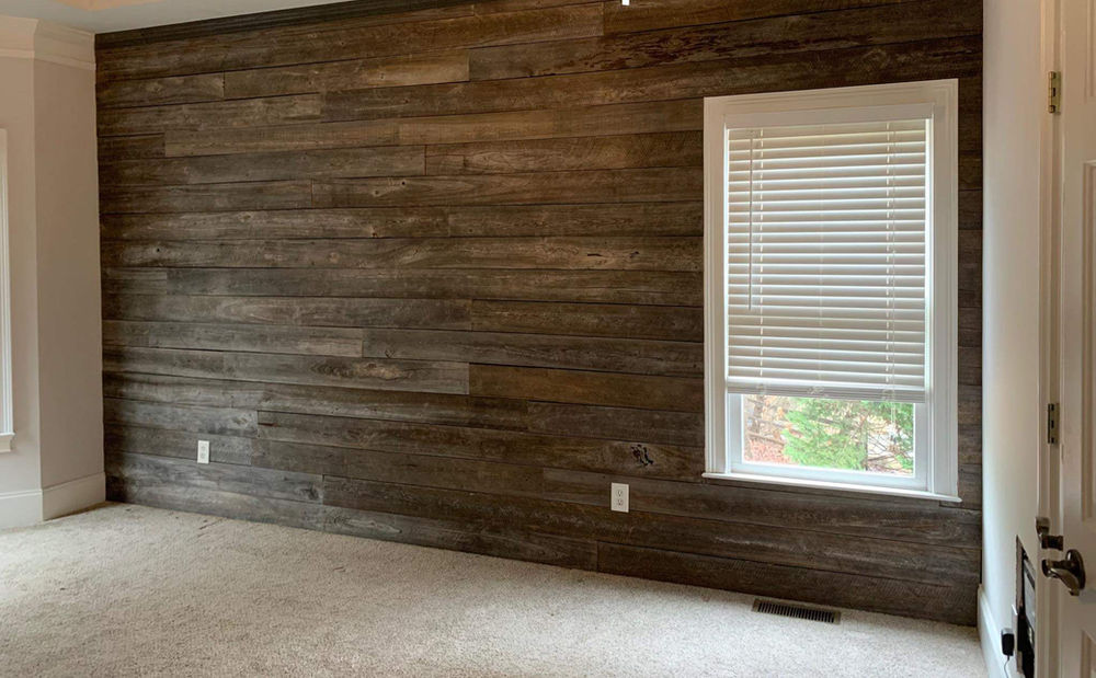 Beautiful Reclaimed Wood Rustic Wall