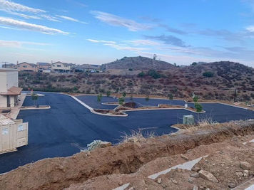 A Sealcoated Parking Lot