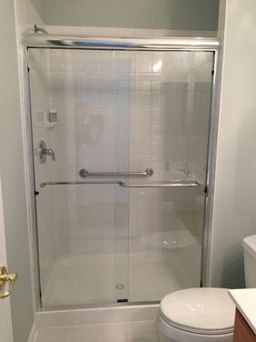 Shower Doors with Railings