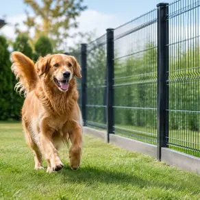 Best Fence for Dogs That Dig and Jump Safely