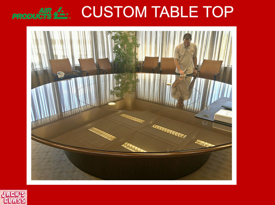 Custom Glass Table Top