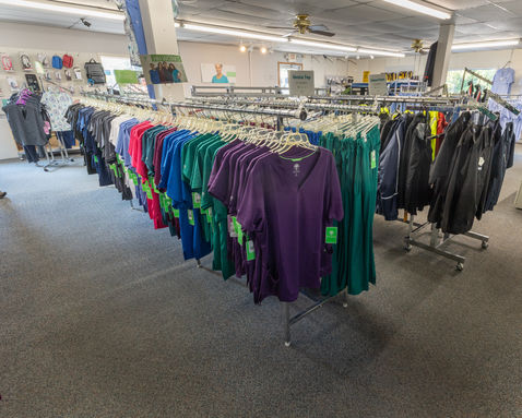 Scrubs of Various Sizes & Colors