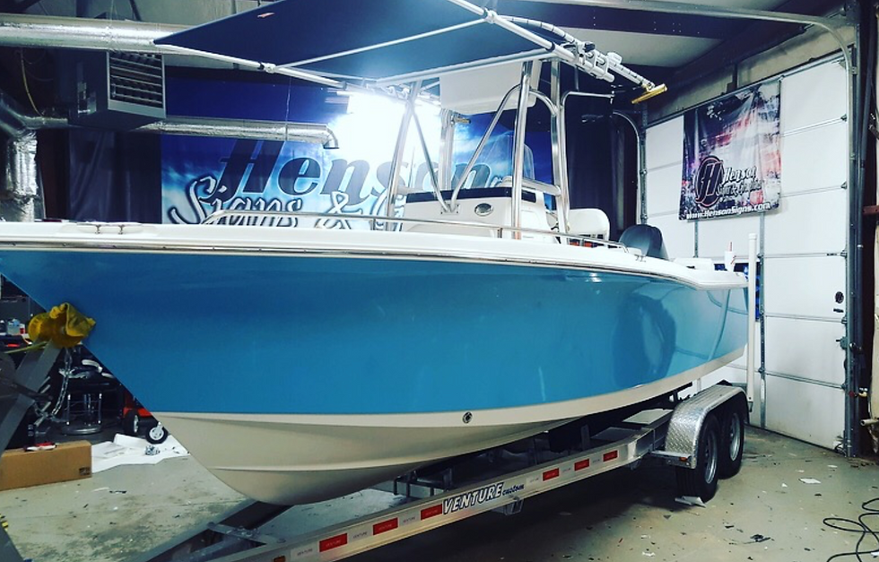 Steel Boat Canopy