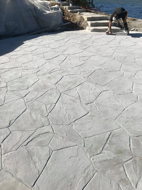 Decorative Concrete Patio