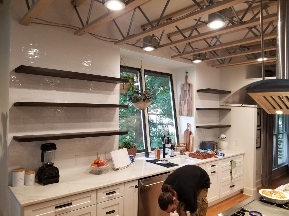 White Oak Shelves in Custom Sizes