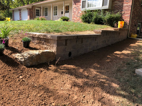 Stone Retaining Wall