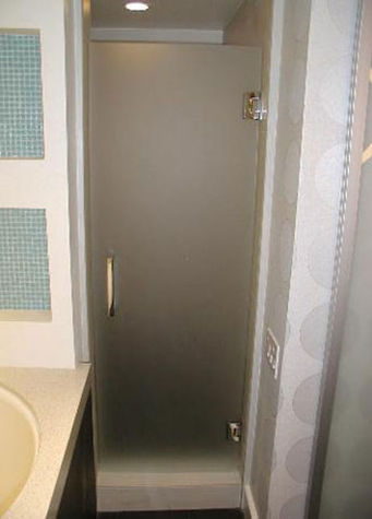 Glass Bathroom Privacy Panel