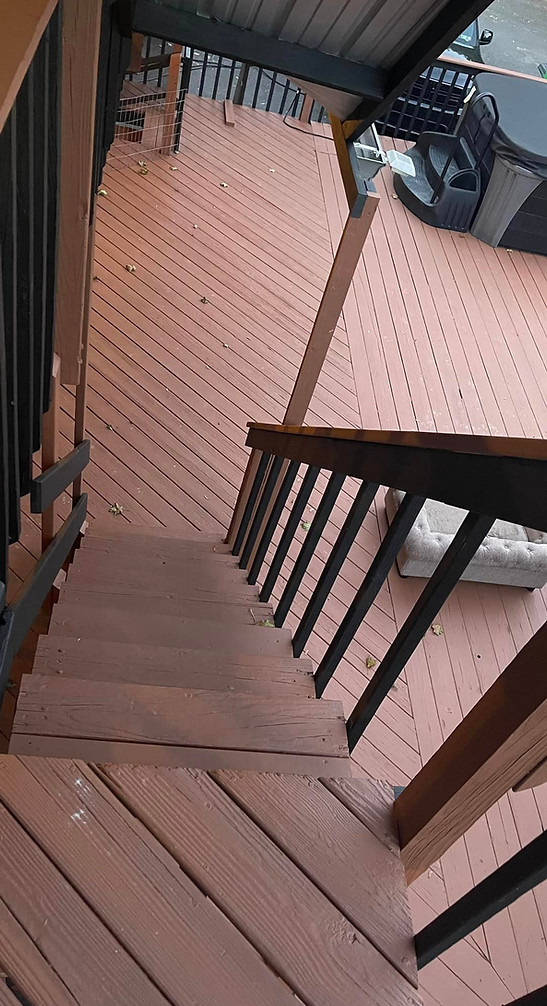 A Wood Stained Deck