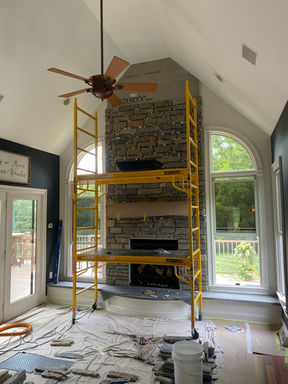 A Gas Fireplace Install Project