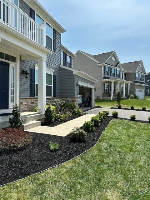A Professionally Landscaped Walkway