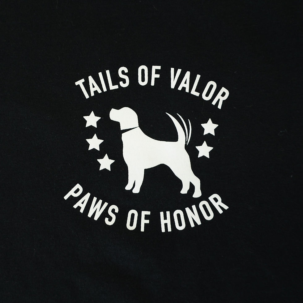 Thumbnail: Tails of Valor®T-Shirt "American Paw"