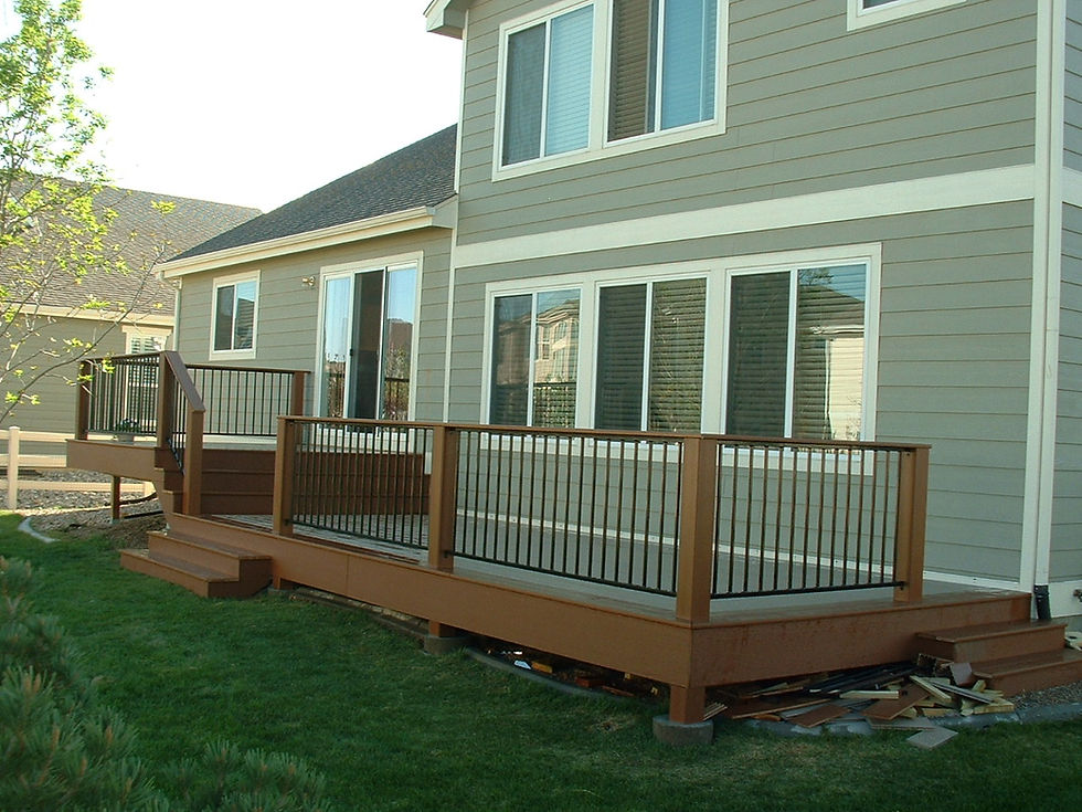 Tiered Deck-Side View