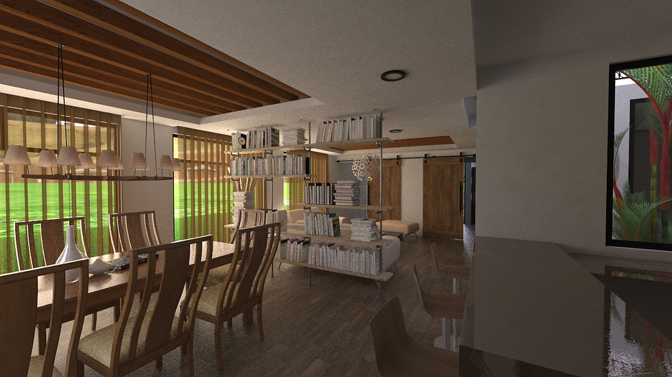 Vista interior comedor