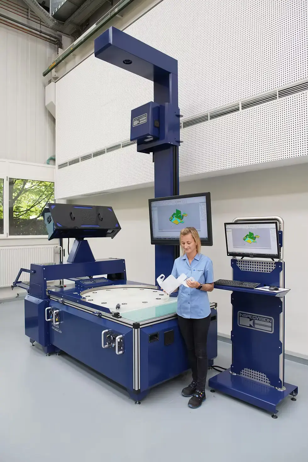 InspecVision 3D quality inspection system, specifically the Opti-Scan 3D model