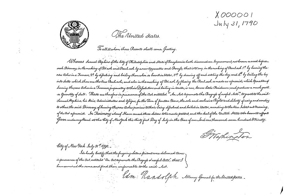 First US Patent - USX1I1