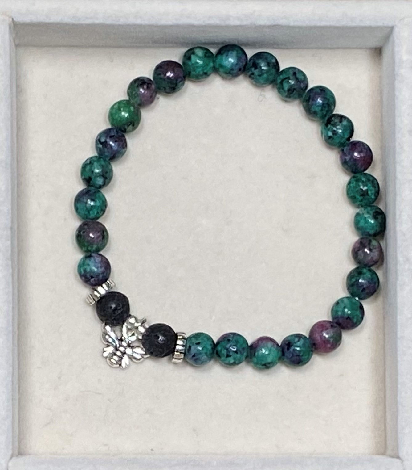 Ruby Zoisite Epidote Bracelet - Bee