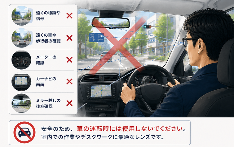 運転はダメ