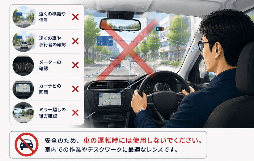 運転はダメ
