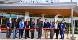 Ribbon Cutting at Suny Oneonta Celebrating the Completion of Alumni Hall 