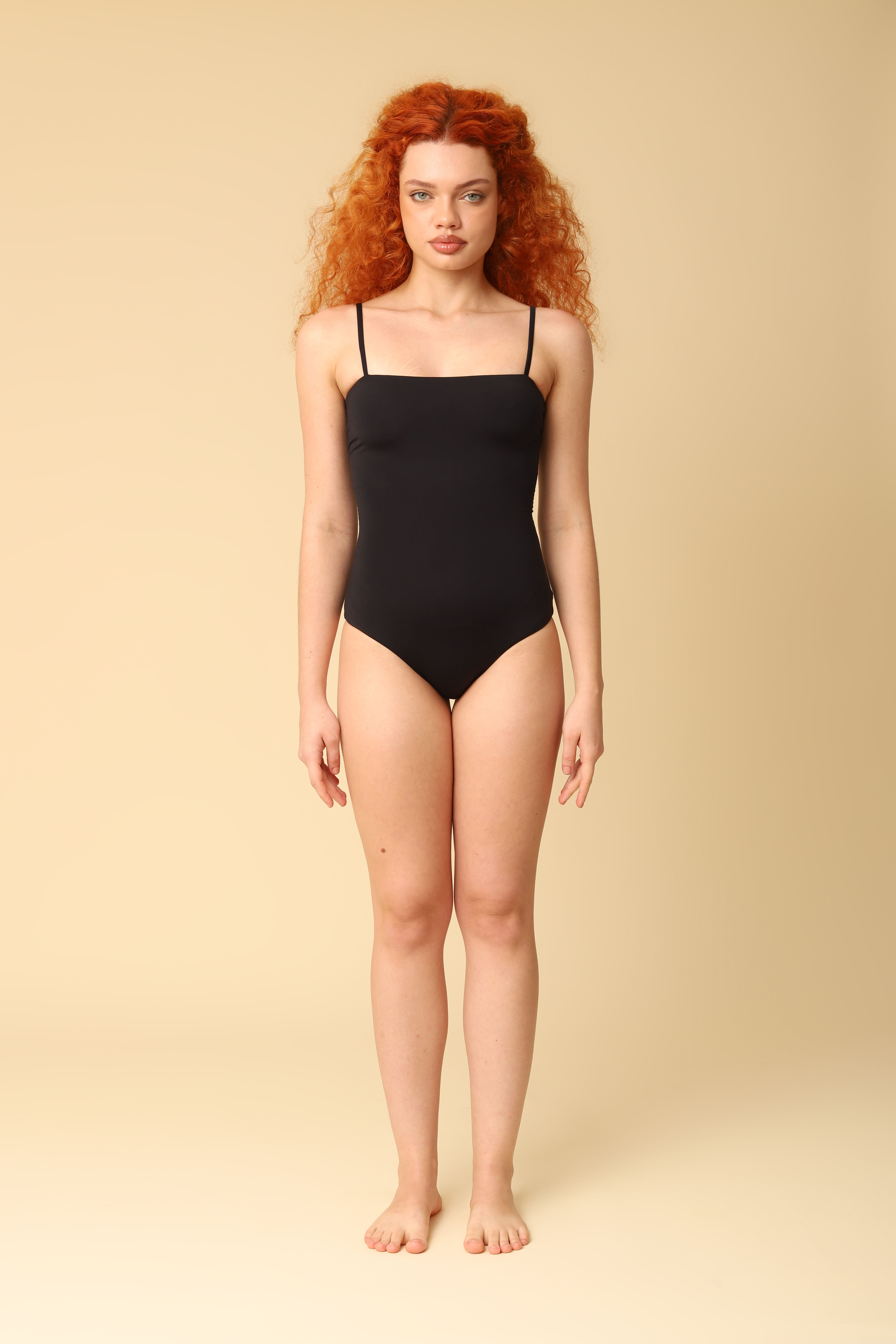 Black Straight Bodysuit