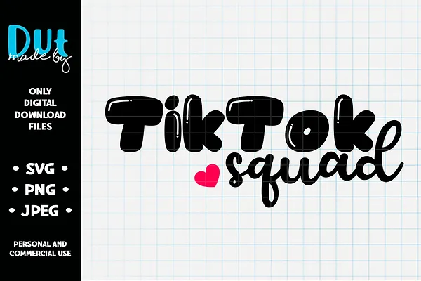 Download Tik Tok Birthday Squad Svg