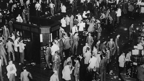 History notices of previous stock market crashes