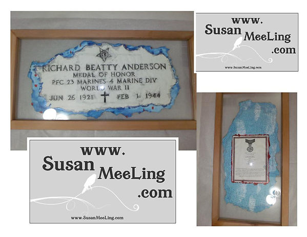Medal of Honor, Medal of Honor Art, Medal of Honor Artwork, Susan MeeLing, USMC, Semper, Fidalis, Semper Fi, World War II, Two, 2, WWII, Marines, United States, Marine Corp,Medal of Honor Art Project By: Susan MeeLing, Medal of Honor Richard Beatty Anderson, Medal of Honor Recipient art, hallowed be thy name, prayer, New Tacoma Cemetery, Washington, state, artwork, by, Susan MeeLing, #ProudAmerican,