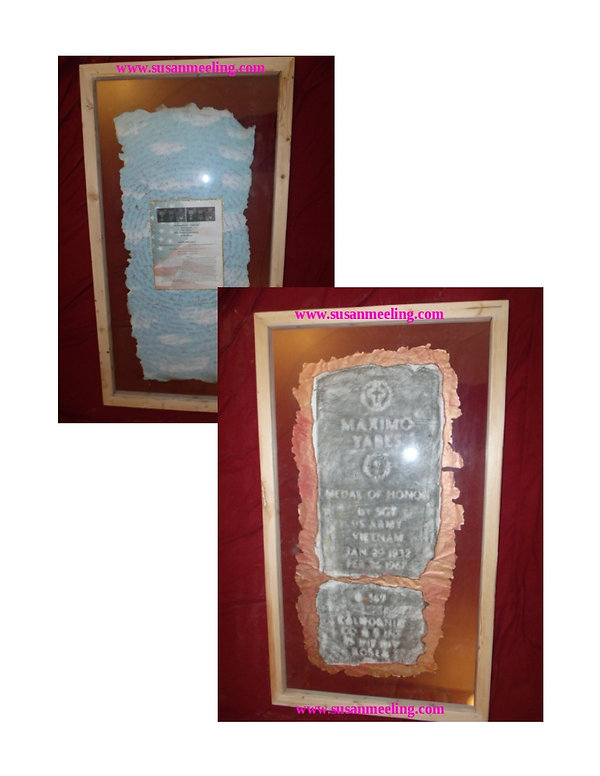 Medal of Honor Art Project By: Susan MeeLing, Medal of Honor Maximo Yabes, prayer, Colorado, Vietnam War, US Army