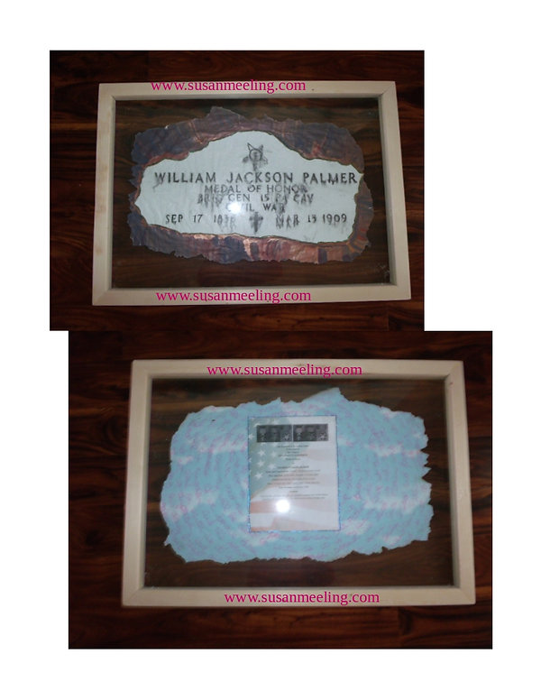Medal of Honor Art Project By: Susan MeeLing, Medal of Honor William Jackson Palmer, prayer, Colorado, Civil War, US Army