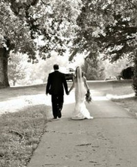 Great Lawn Wedding Photos of Bride and Groom
