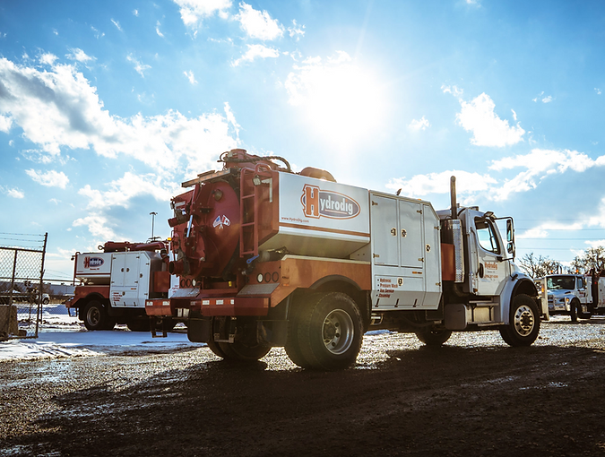 Our Hydrodig and Septic Services truck