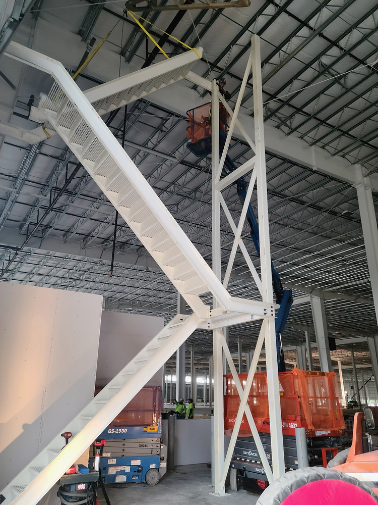 1 1M Square Foot Costco Distribution Center Gets New Stairs 1-1m-square-foot-costco-distribution-center-gets-new-stairs
