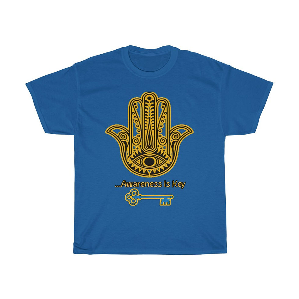 Thumbnail: Awareness Is Key - Eye of Hamsa Tee 