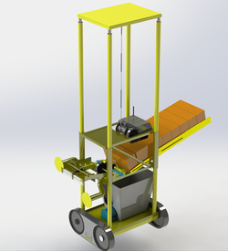 Robô de assentar tijolos