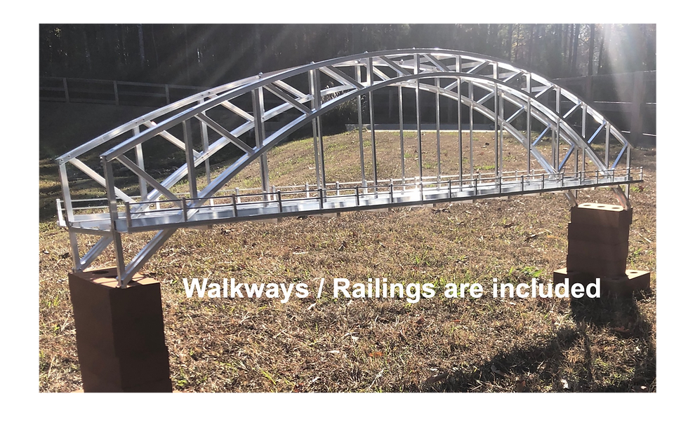 Thumbnail: Single Track - 72" Double Through Arch Bridge