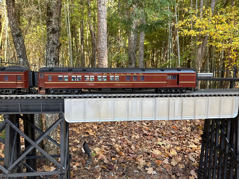 Thumbnail: 5-car HEAVYWEIGHT Broadway Limited set 1:29 G scale USA Trains