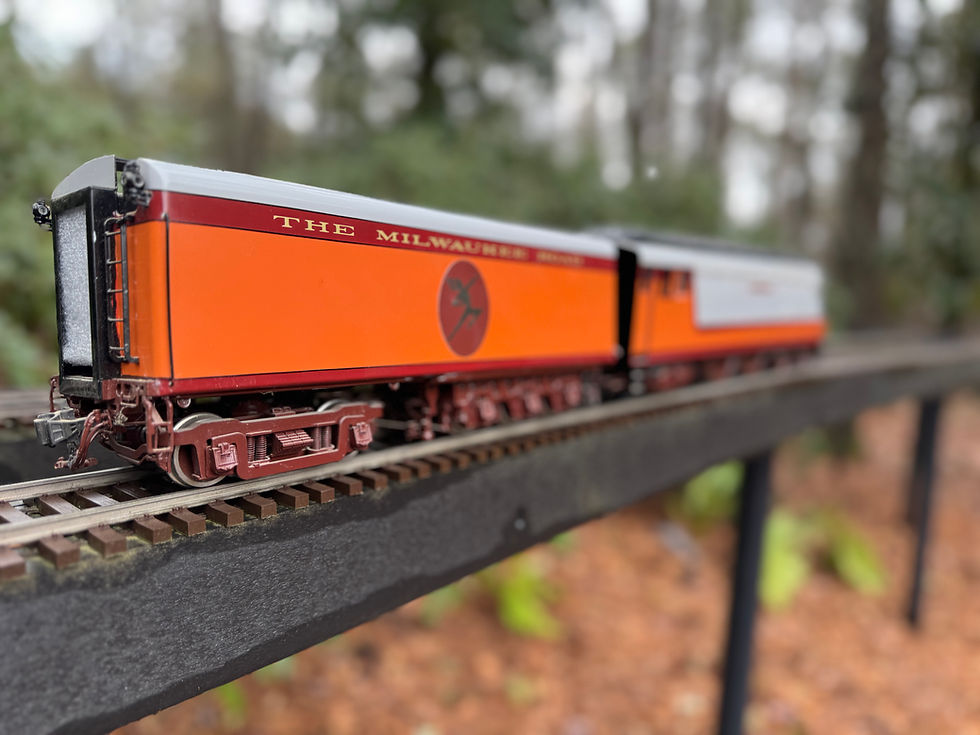 Thumbnail: G Scale 1:32 Brass Milwaukee Hiawatha 4-4-2