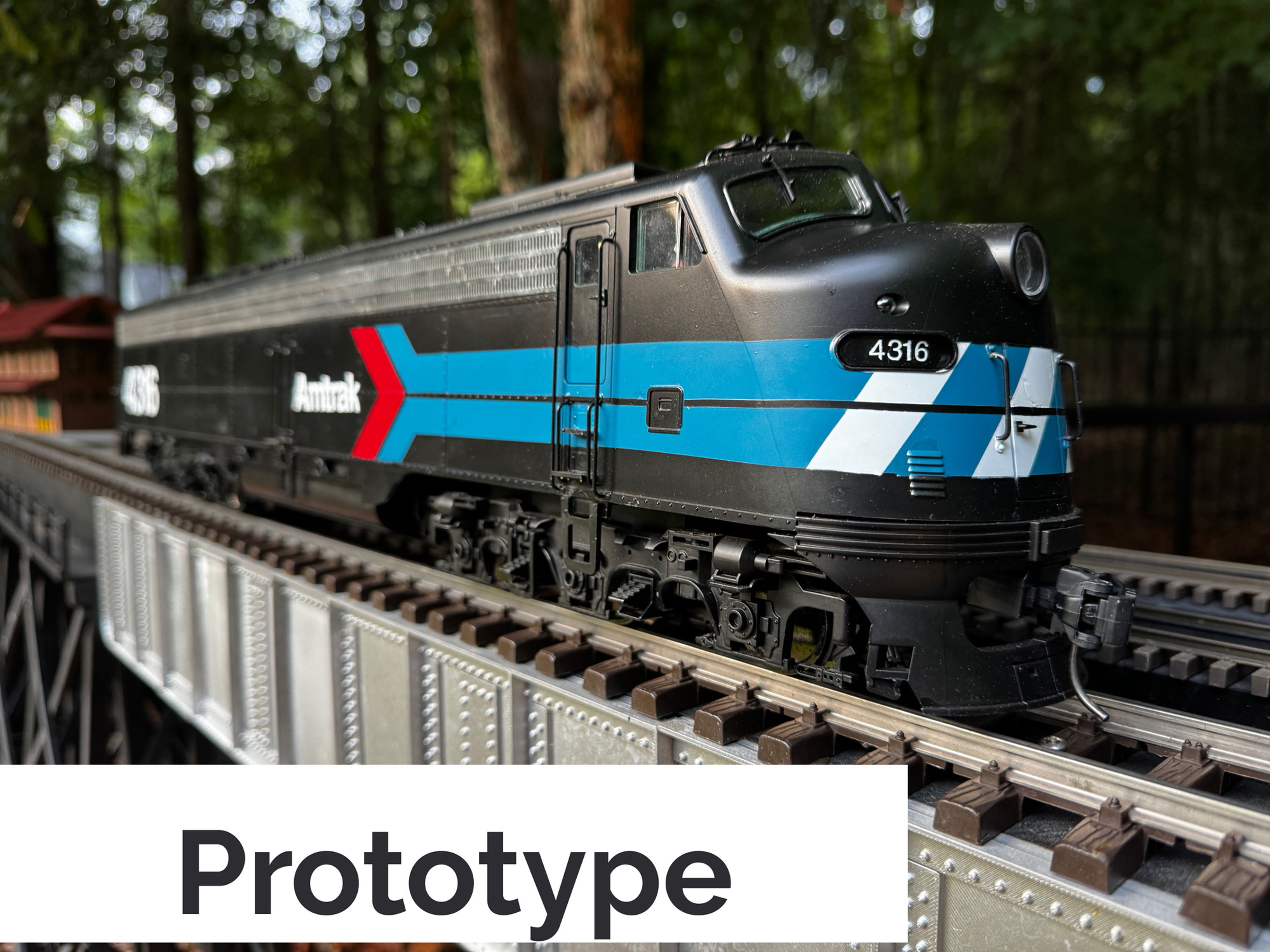 Limited run - custom "Day One" Amtrak #4316