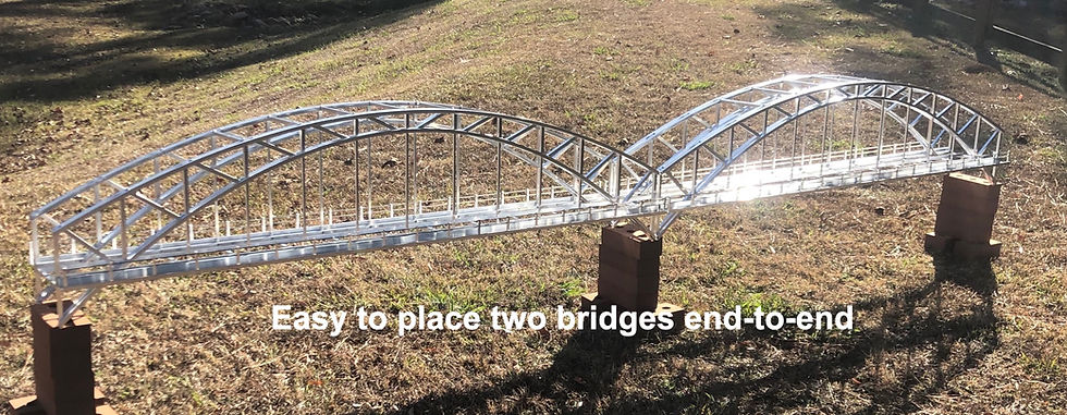 Thumbnail: Single Track - 72" Double Through Arch Bridge