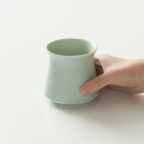 縮圖：Origami 和諧杯 320ml 霧面綠 Harmony Cup ( Origami與印尼咖啡師冠軍Ryan Wibawa 合作開發咖啡杯)