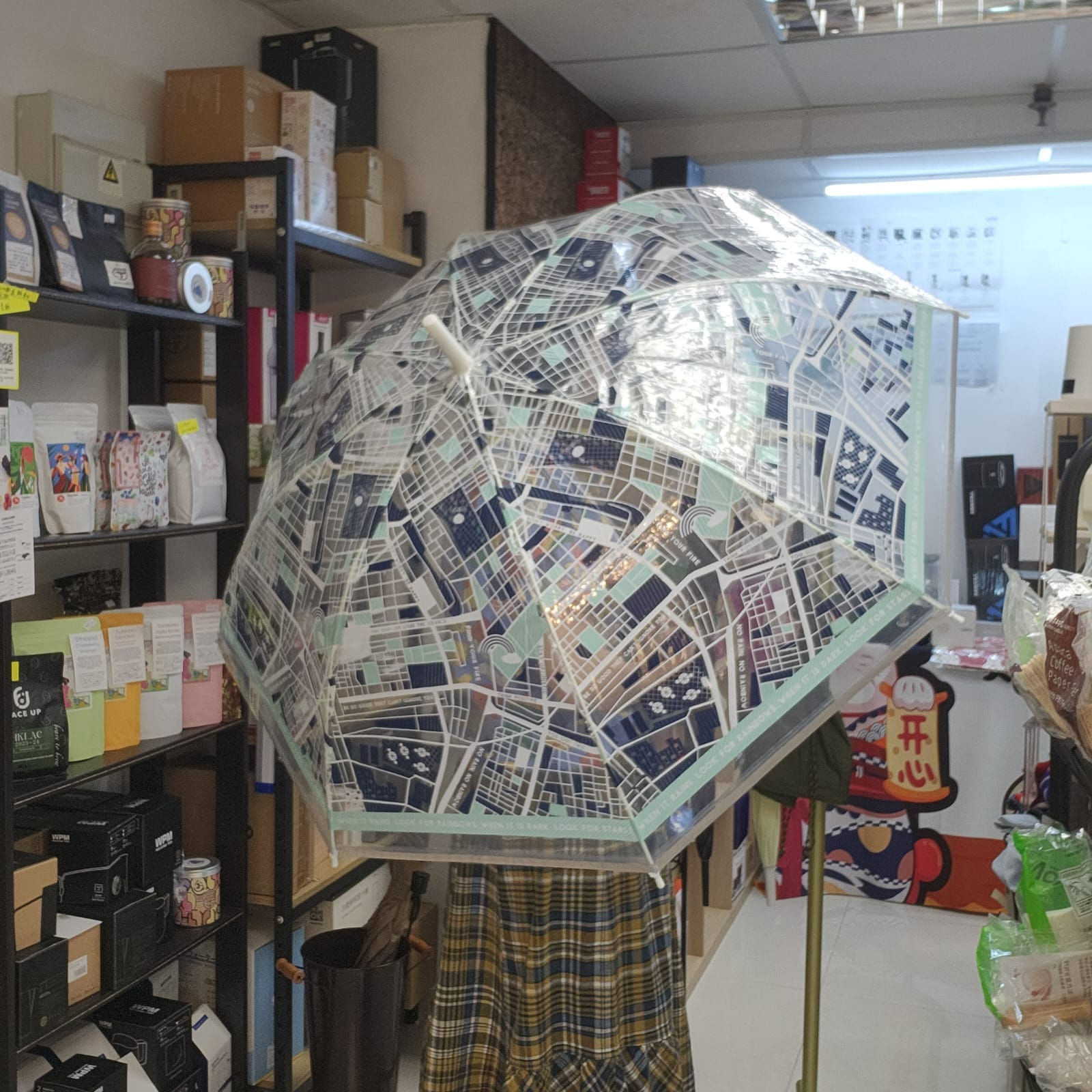 【落雨擔遮】SPICE OF LIFE環遊世界地圖雨傘/雨遮 ︳透明傘︳HHLG2040現貨