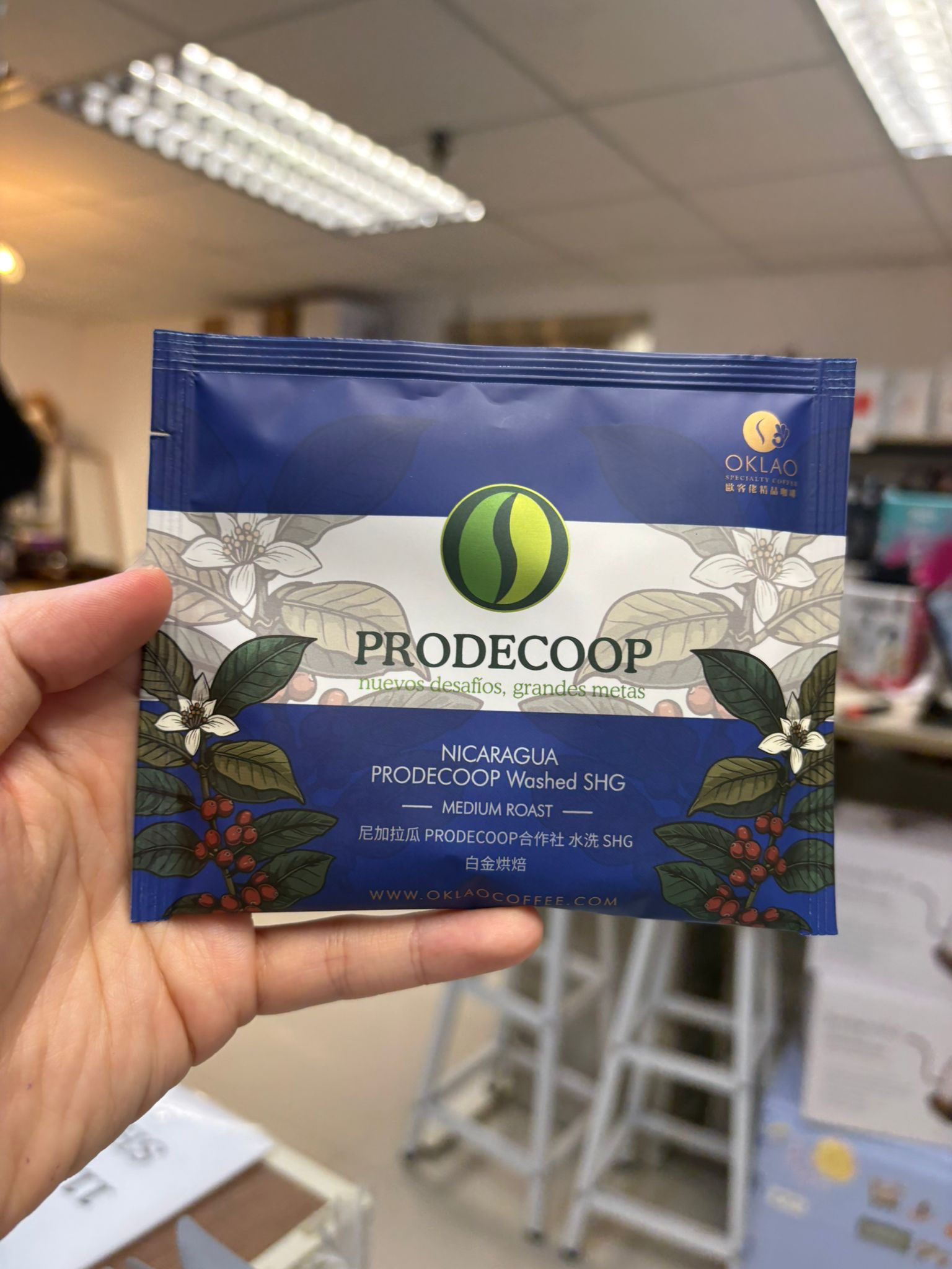 OKLAO 歐客佬 尼加拉瓜 PRODECOOP合作社 水洗 SHG 白金烘焙 掛耳咖啡