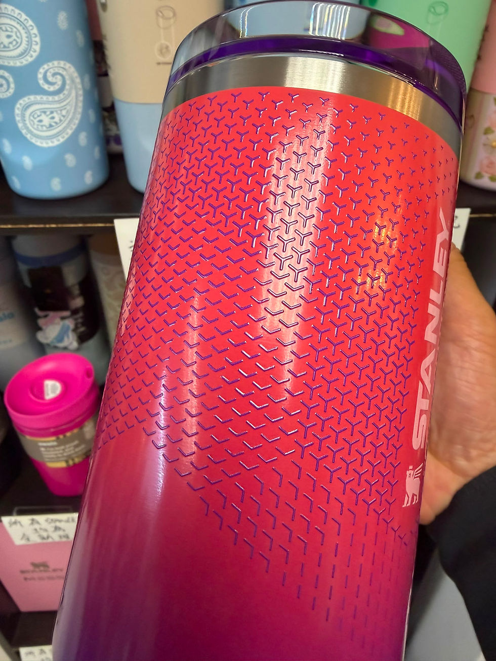 縮圖：Stanley Quencher ProTour 翻蓋飲管保溫杯 30oz - Vermilion Hypergrip 朱紅色