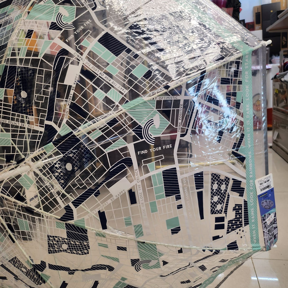 縮圖：【落雨擔遮】SPICE OF LIFE環遊世界地圖雨傘/雨遮 ︳透明傘︳HHLG2040現貨