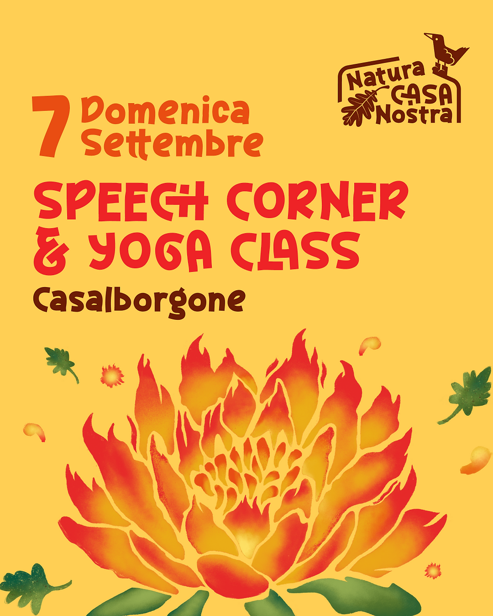 SPEECH CORNER + YOGA