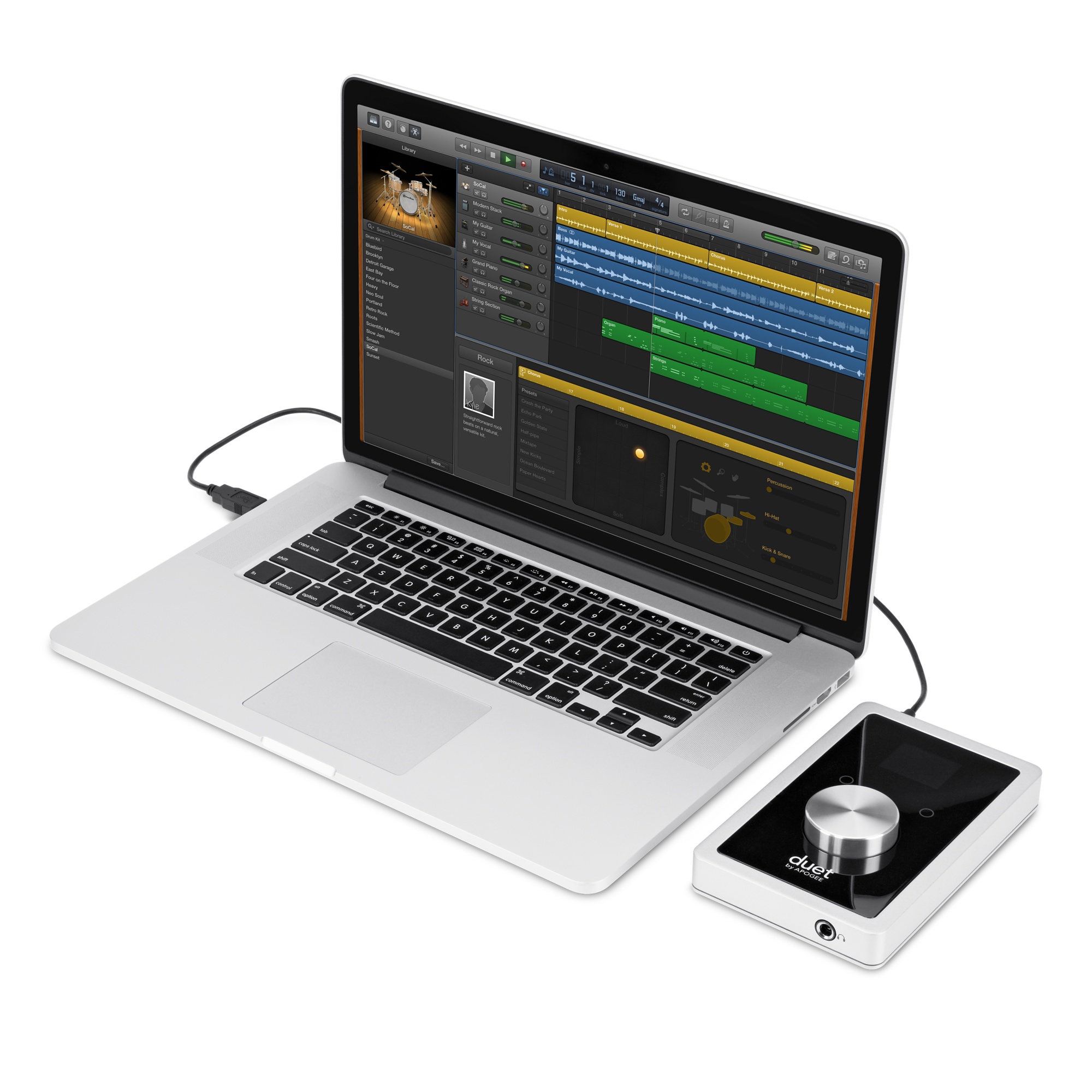 apogee duet usb audio interface for ipad iphone and mac