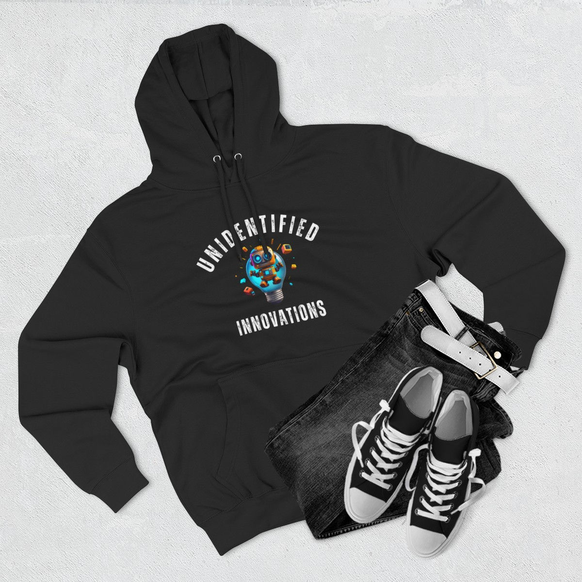 Unidentified Innovations Logo Hoodie