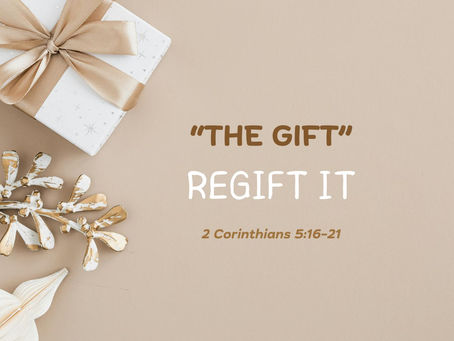 Christmas gift, the gift, regift it