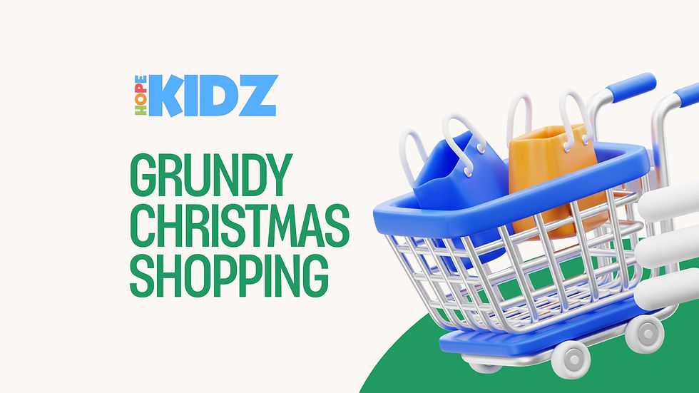 Grundy Christmas Shopping